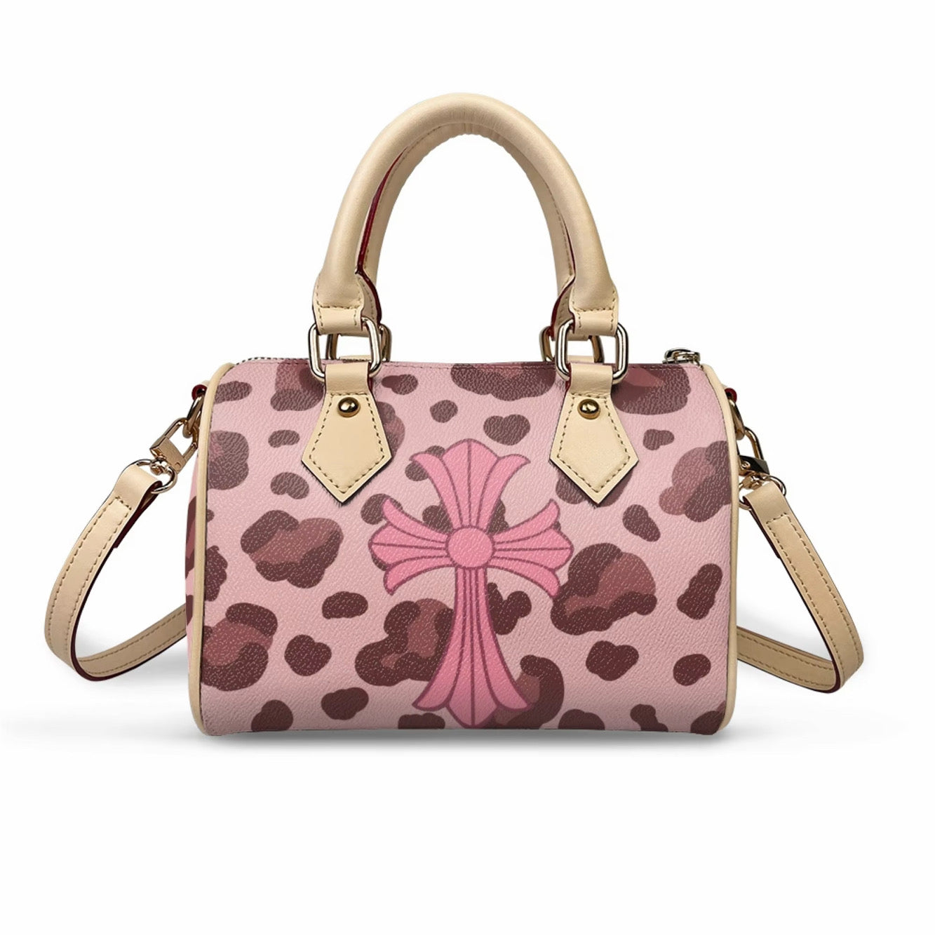 Pink Leopard Speedy Bag