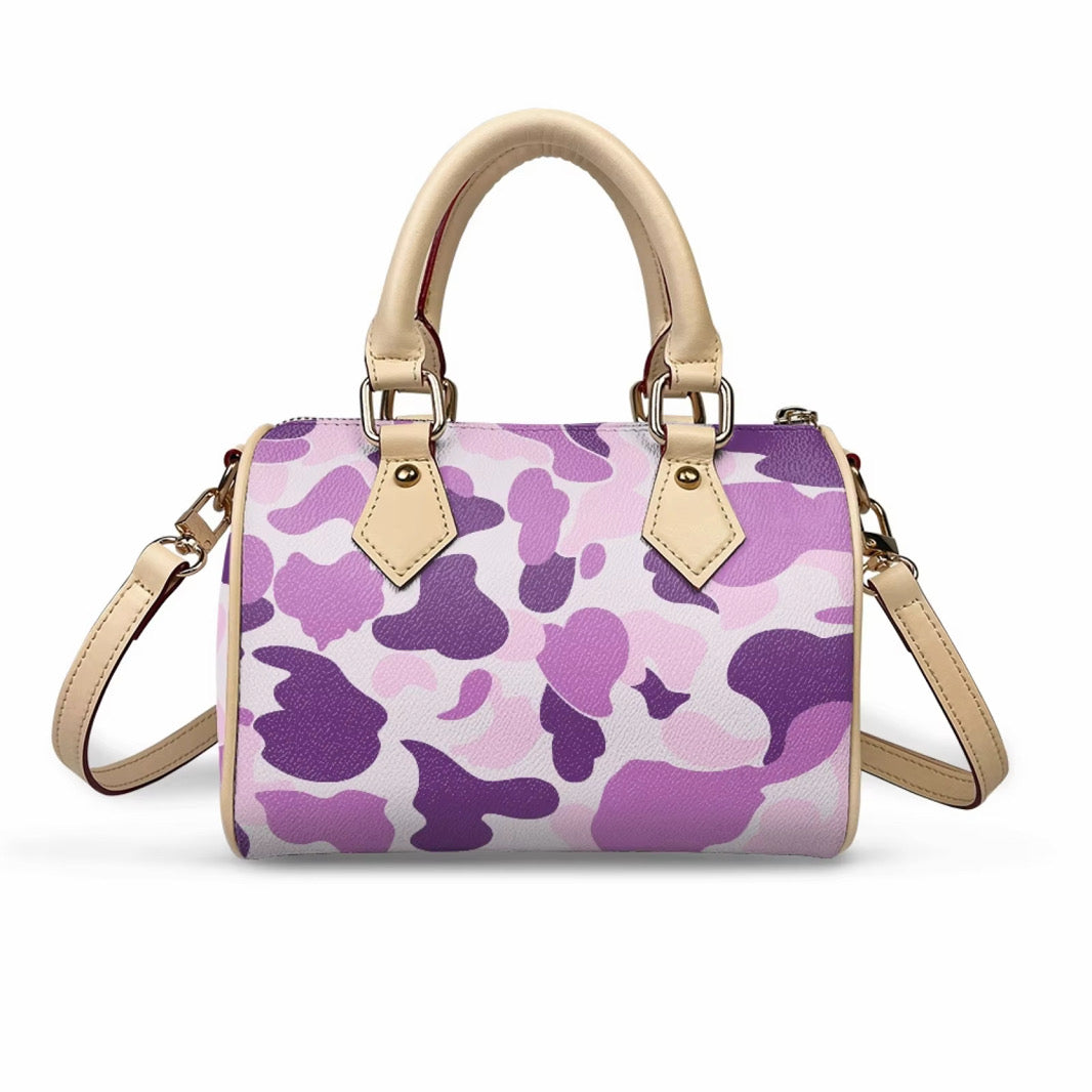 Purple Camo Speedy Bag