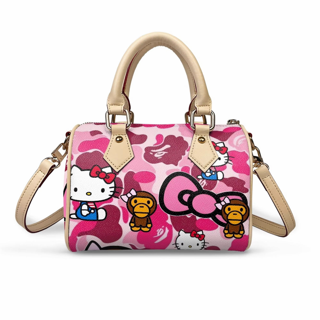Pink Camo HK x BM Speedy Bag