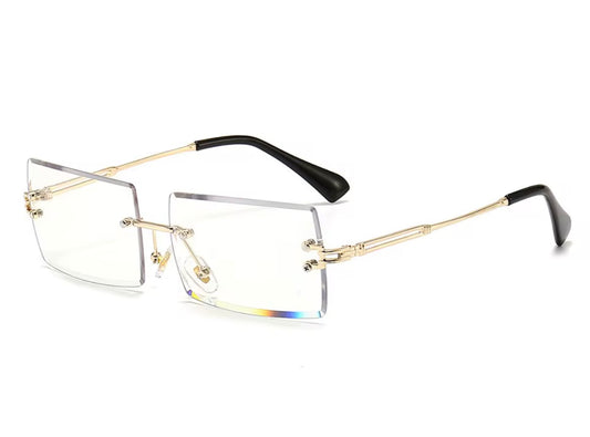 Crystal Chic Rimless Frames